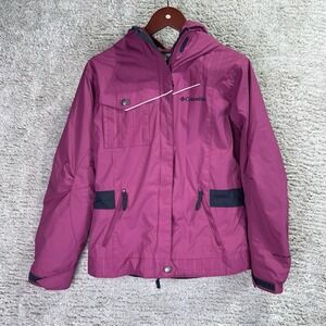 Columbia‎ Jacket Girls 14/16 Pink Blue Omni-Shield 3n1 Waterproof